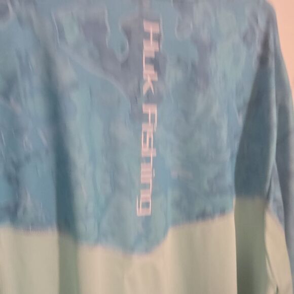 Huk  Blue Performance Fishing Shirt - Picture 8 of 8